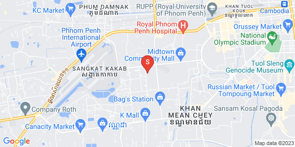 Map of Tuek Thla, Sen Sok, Phnom Penh