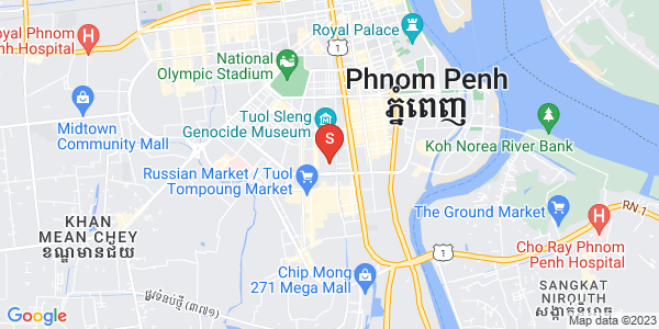 Map of BKK 2, Boeng Keng Kang, Phnom Penh