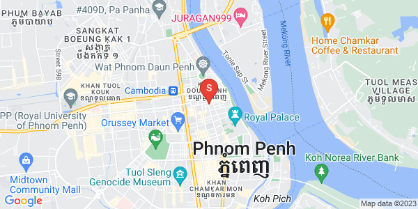 Mapa: Boeng Reang, Daun Penh, Phnom Penh