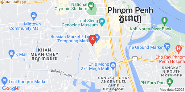 Carte de Toul Tum Poung 2, Chamkarmon, Phnom Penh