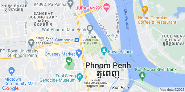 แผนที่ ผสาร์กันดาล 2, ดวนป็ญ, พนมเปญ