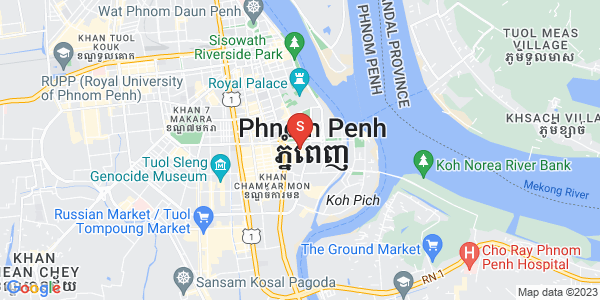 Carte de Tonle Bassac, Chamkarmon, Phnom Penh