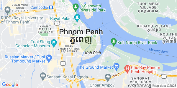 แผนที่ โตนเลบาสัก, จัมการมอน, พนมเปญ