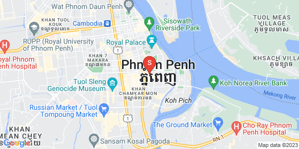 แผนที่ โตนเลบาสัก, จัมการมอน, พนมเปญ