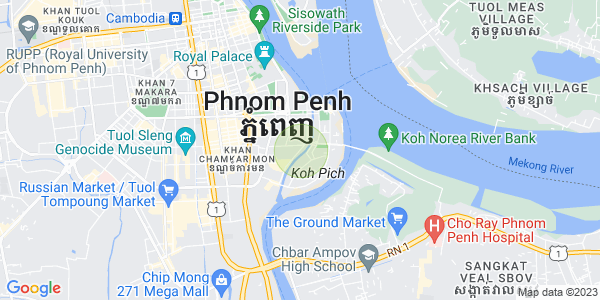 แผนที่ โตนเลบาสัก, จัมการมอน, พนมเปญ