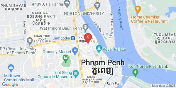 ផែនទី ចតុមុខ, ដូនពេញ, ភ្នំពេញ