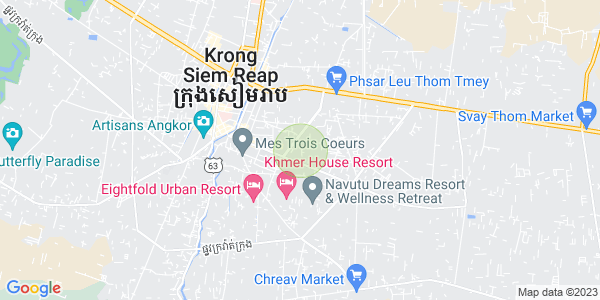 Carte de Sala Kamraeuk, Siem-Réap
