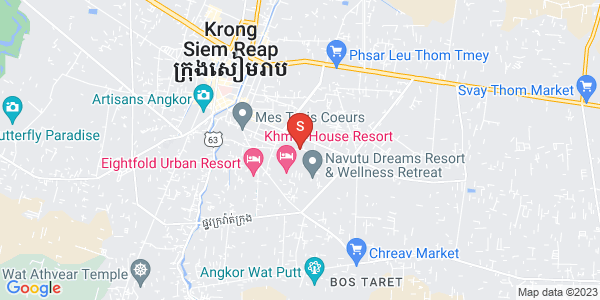 Map of Sala Kamraeuk, Siem Reap