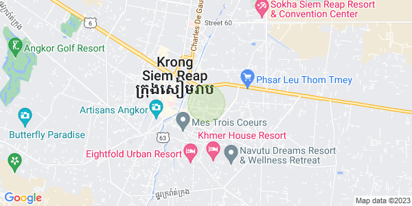 Map of Sala Kamraeuk, Siem Reap