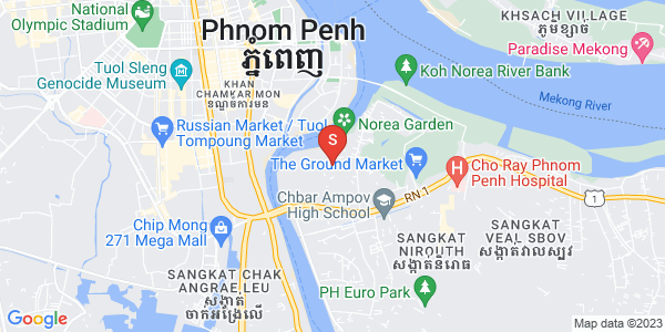 Mapa: Chbar Ampov II, Chbar Ampov, Phnom Penh