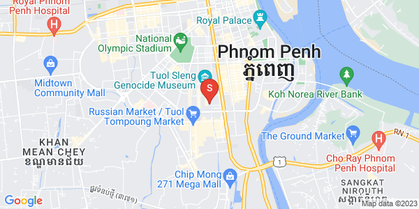 Carte de BKK 1, Boeng Keng Kang, Phnom Penh