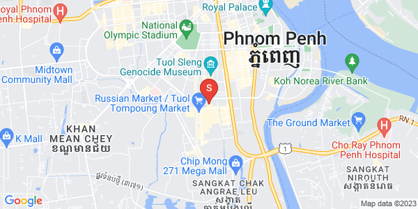 Map of BKK 3, Boeng Keng Kang, Phnom Penh
