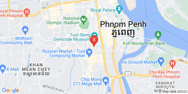Mapa: BKK 1, Boeng Keng Kang, Phnom Penh