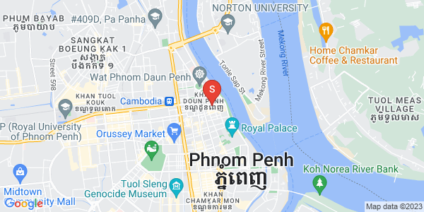 下市仔1分区, 隆边区, 金边地图