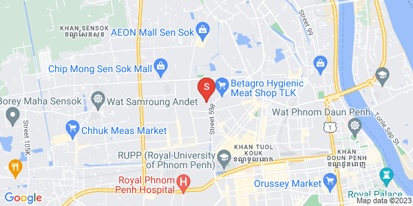 Mapa: Phnom Penh Thmey, Sen Sok, Phnom Penh