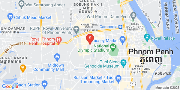 Tuek L'ak 2区, 堆谷区, 金边地图