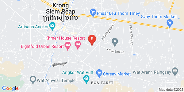 Mapa: Sala Kamraeuk, Siem Reap