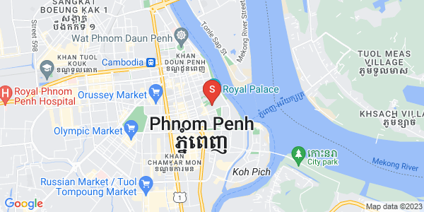 下市仔1分区, 隆边区, 金边地图