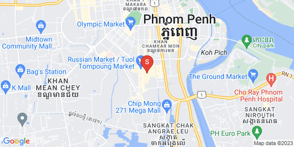 Mapa: Toul Tum Poung 1, Chamkarmon, Phnom Penh