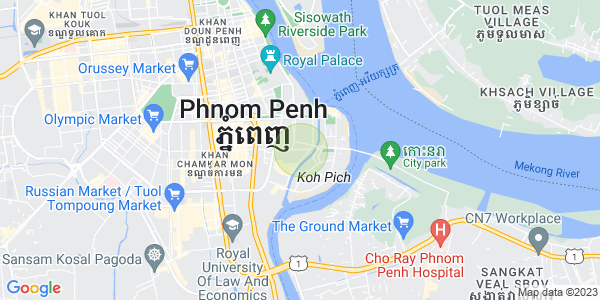 แผนที่ โตนเลบาสัก, จัมการมอน, พนมเปญ
