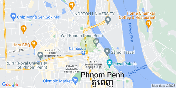Mapa: Chakto Mukh, Daun Penh, Phnom Penh