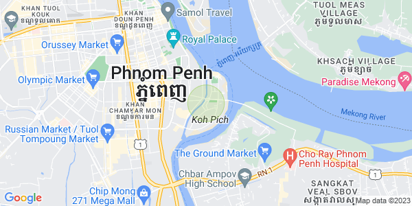 แผนที่ โตนเลบาสัก, จัมการมอน, พนมเปญ