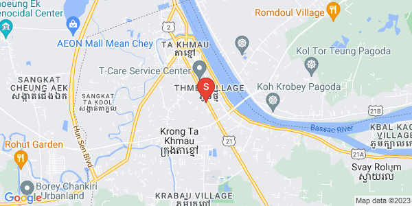 大金欧, 大金欧市, 干拉省地图