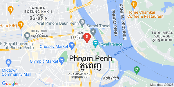 Mapa: Chakto Mukh, Daun Penh, Phnom Penh
