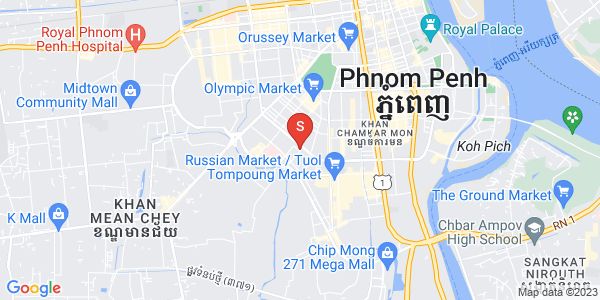 Tumnob Tuek镇, 波哥堪, 金边地图