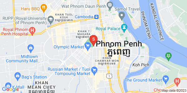 Map of Veal Vong, 7 Makara, Phnom Penh