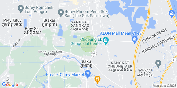 แผนที่ เปร็ยสา, ดังกอ, พนมเปญ