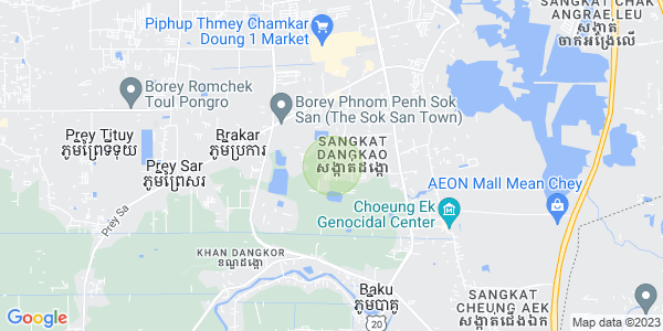 Carte de Dangkao, Phnom Penh