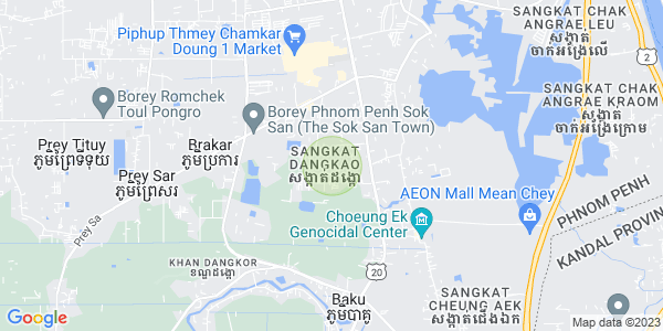 Mapa: Dangkao, Phnom Penh
