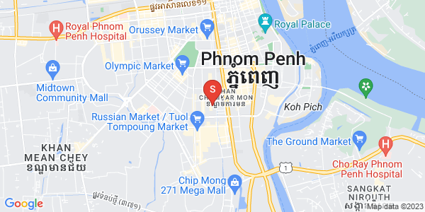 BKK 3, ボンケンコン, プノンペンの地図
