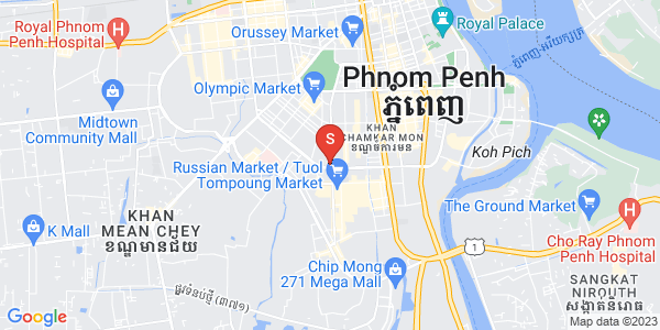 Mapa: Toul Tum Poung 1, Chamkarmon, Phnom Penh