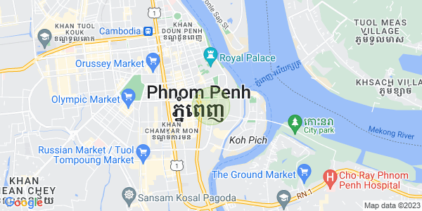 Map of Tonle Bassac, Chamkarmon, Phnom Penh