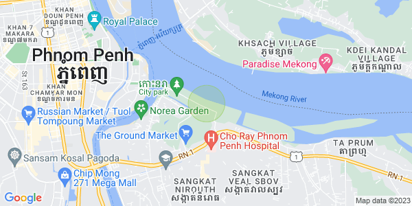 Map of Nirouth, Chbar Ampov, Phnom Penh
