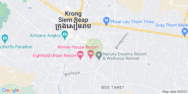 Svay Dangkum分区, 暹粒地图