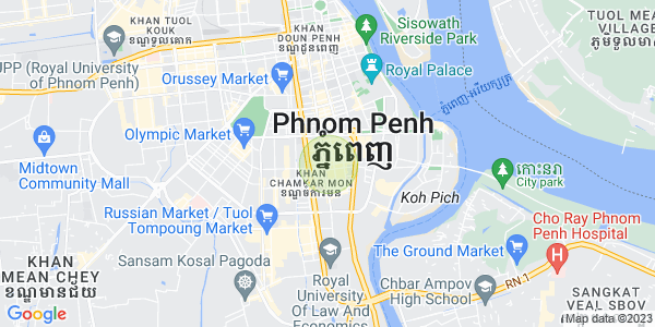 万景岗1分区（BKK1), 波哥堪, 金边地图