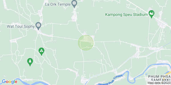 Carte de Tang Krouch, Samrong Tong, Kampong Speu