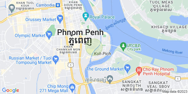 แผนที่ โตนเลบาสัก, จัมการมอน, พนมเปญ