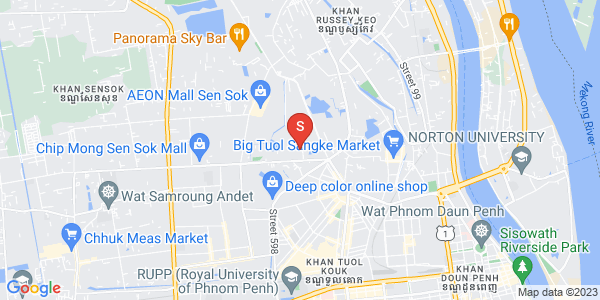 Mapa: Reththy Oknha Mong, Phnom Penh Thmey, Sen Sok, Phnom Penh