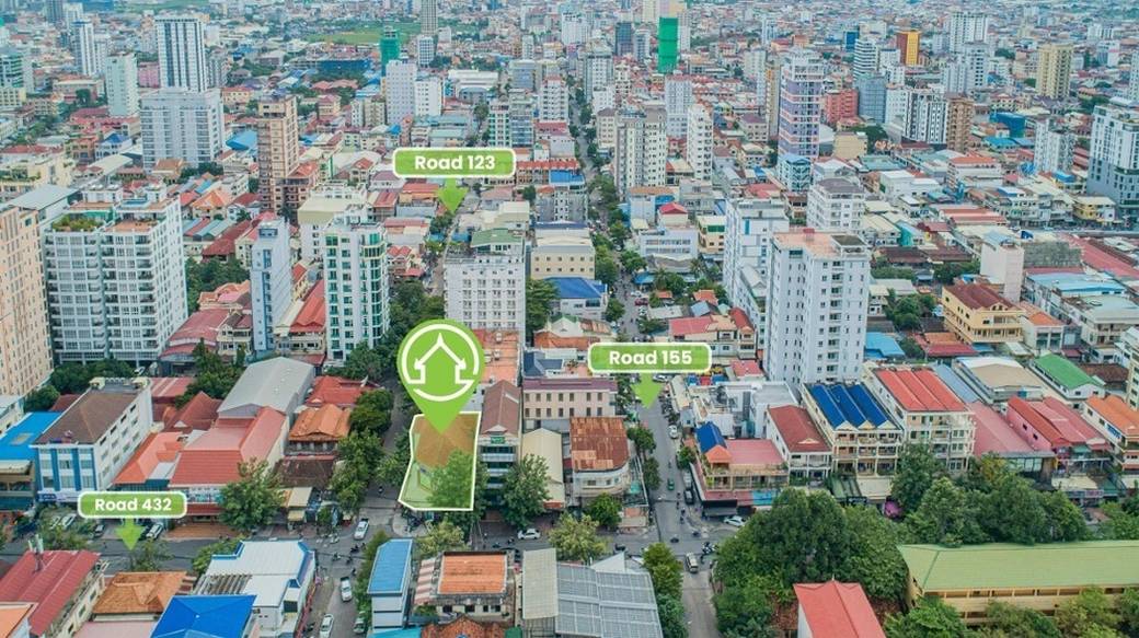 CommercialShophouse出租，位于朱德奔1分区, 占卡蒙, 金边