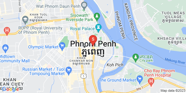 ផែនទី ចតុមុខ, ដូនពេញ, ភ្នំពេញ