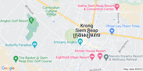 Mapa: Svay Dankum, Siem Reap