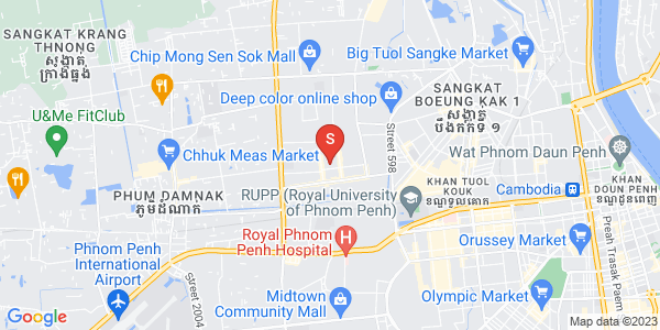 新金边, 森速区, 金边地图