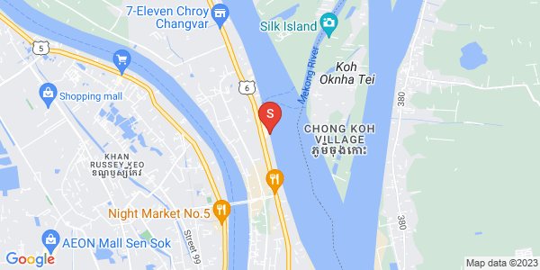 Mapa: Chroy Changvar, Phnom Penh