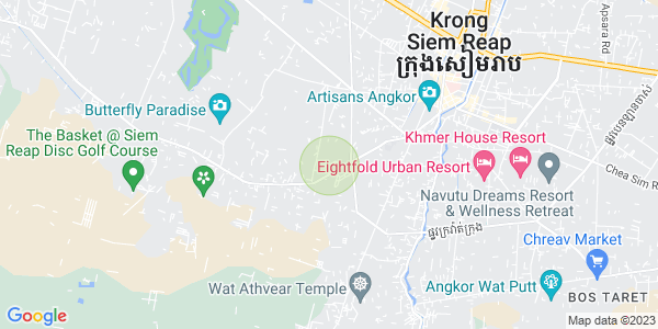 Svay Dangkum分区, 暹粒地图