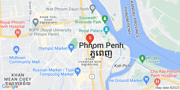 Map of Boeng Reang, Daun Penh, Phnom Penh
