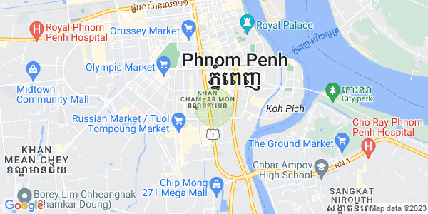 万景岗3分区（BKK3), 波哥堪, 金边地图